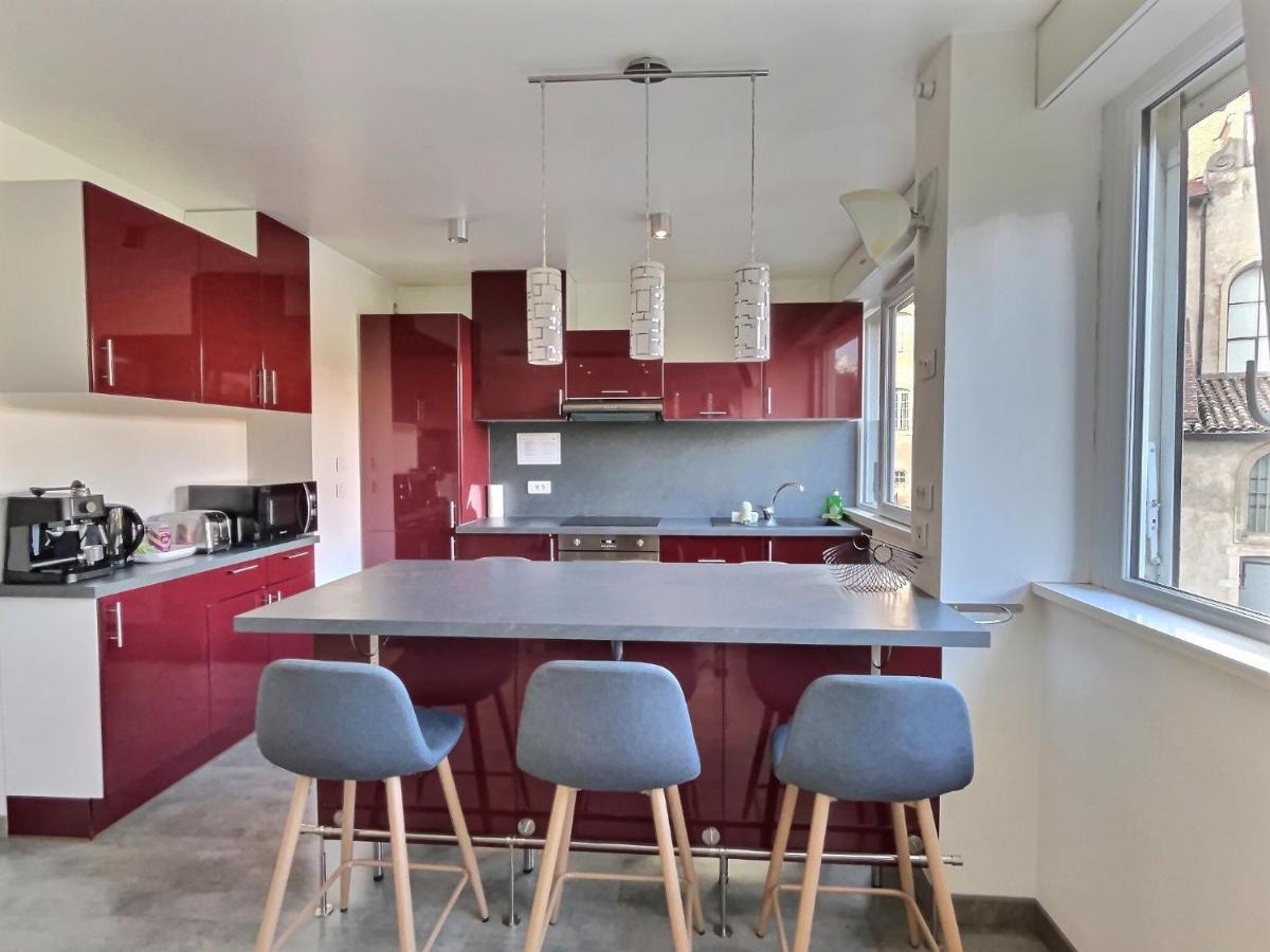 "Magic Red" De Miss.K Conciergerie Apartment Macon Ngoại thất bức ảnh